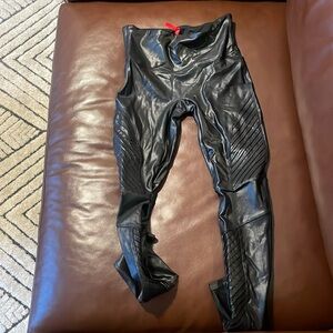 Spanx leather leggings